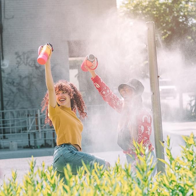 Farsea Insulated Water Bottle With Paracord Handle, Protective Silicone Boot and 2 Lids (Straw Lid & Spout Lid), Stainless Steel Water Bottle Wide Mouth, Double Wall Sweat-Proof BPA-Free,24 oz