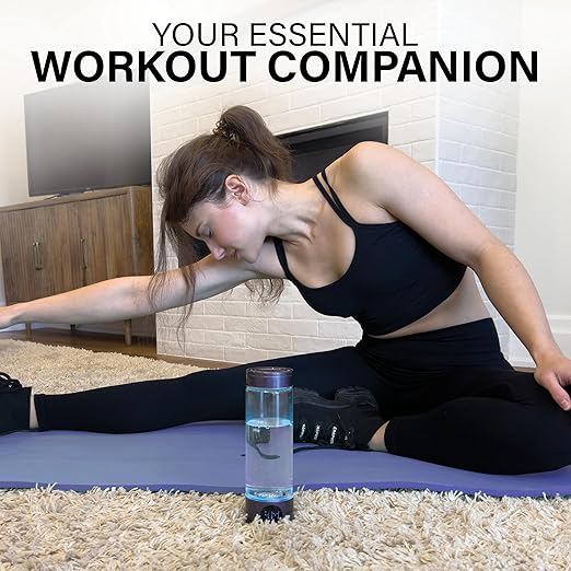 Hydrogen Water Bottle 2024 (Purple), Rechargeable Rich Hydrogen Water with SPE/PEM Technology Water Ionizer, LED Display, Generates Real 3000ppb in 5 Minutes for Home, Office, Gym (400ML)