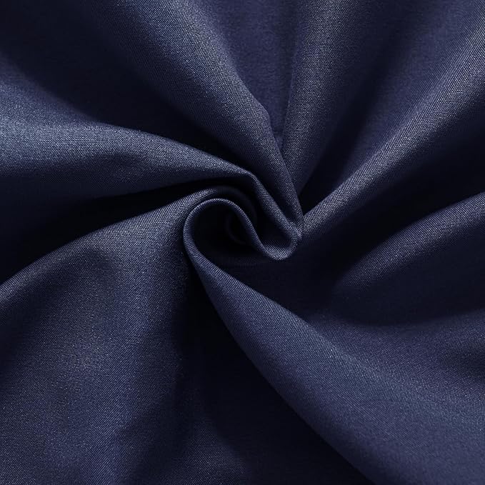 Bed Skirt Twin Size Ruffled Bed Skirt with Split Corners, 12 Inch Drop Dust Ruffle Bed Skirt with Platform,Blue
