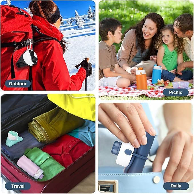 Collapsible Water Bottle, Foldable Water Bottle BPA Free Reusable Lightweight Leak-Proof Travel Silicone Water Bottle for Travel, Gym, Hiking, Office, Camping