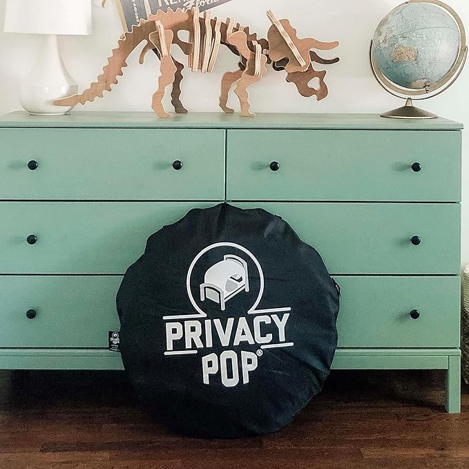 Privacy Pop up Eclipse Bed Tent Bed Drapes (Black, Twin)