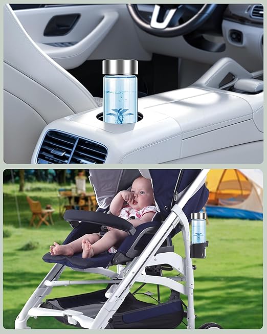 Hydrogen Water Bottle,Portable Hydrogen Water Bottle Generator, 3 Min Improve Water Quality, Rechargeable, Suitable for Daily Use and Travel,