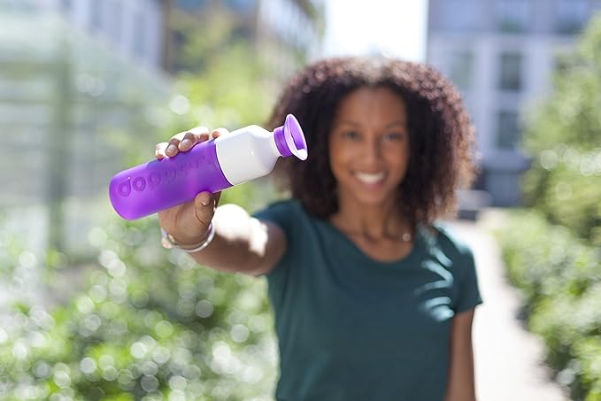 Preserve Dopper Water bottle, 15.25 Ounce, Deep Purple
