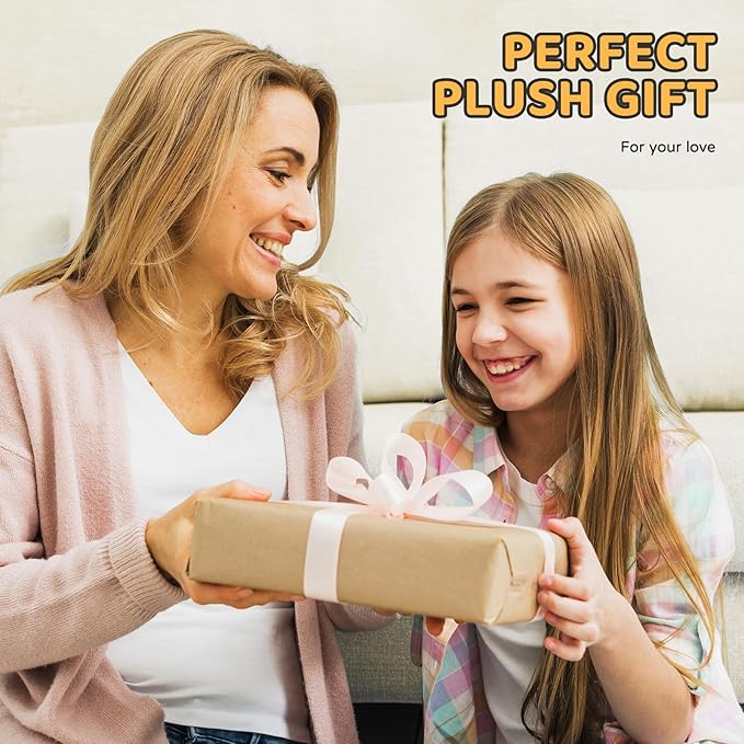 Long Cat Plush Kawaii Kids Plush Toy Pillows, Cute Black Cat Stuffed Animals Soft Plushies, Kitten Big Plush Toys Throw Body Pillow Doll Gift for Girls Boys (Black Starry Cat 53 Inch)