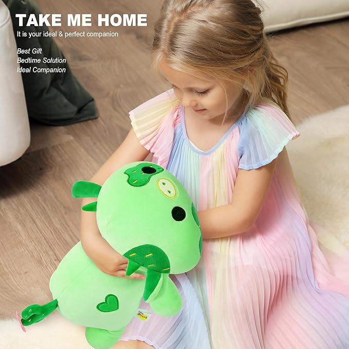 Onsoyours Cute Cow Plushie, Soft Stuffed Cactus Cow Squishy Plush Animal Toy Pillow for Kids (Cactus Cow, 12")