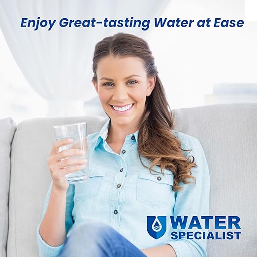 Waterspecialist Replacement for Aquasanaยฎ AQ-5200R Under Sink Water Filter, 500 Gallons Filter Life, Fit AQ-5200. 56 and AQ-5200. 62, 2 Filters