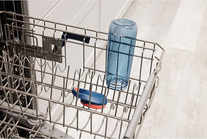 Contigo Kids’ Micah Water Bottle with Leak-Proof Lid, 20oz, Blueberry/Coral