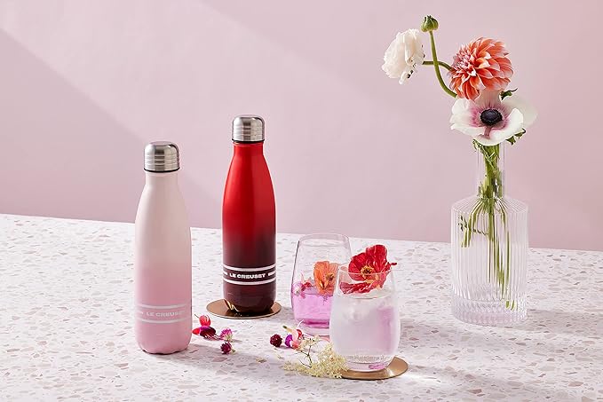 Le Creuset Hydration Water Bottle, 17 oz, Cerise