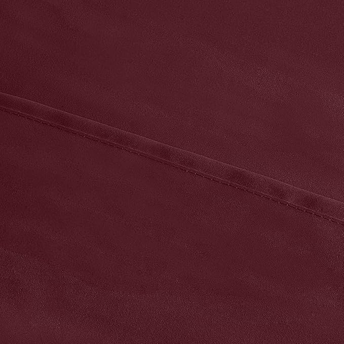 Utopia Bedding Standard Pillow Cases - 2 Pack - Envelope Closure - Soft Brushed Microfiber Fabric - Shrinkage and Fade Resistant Pillow Covers 20 X 26 Inches (Standard, Burgundy)