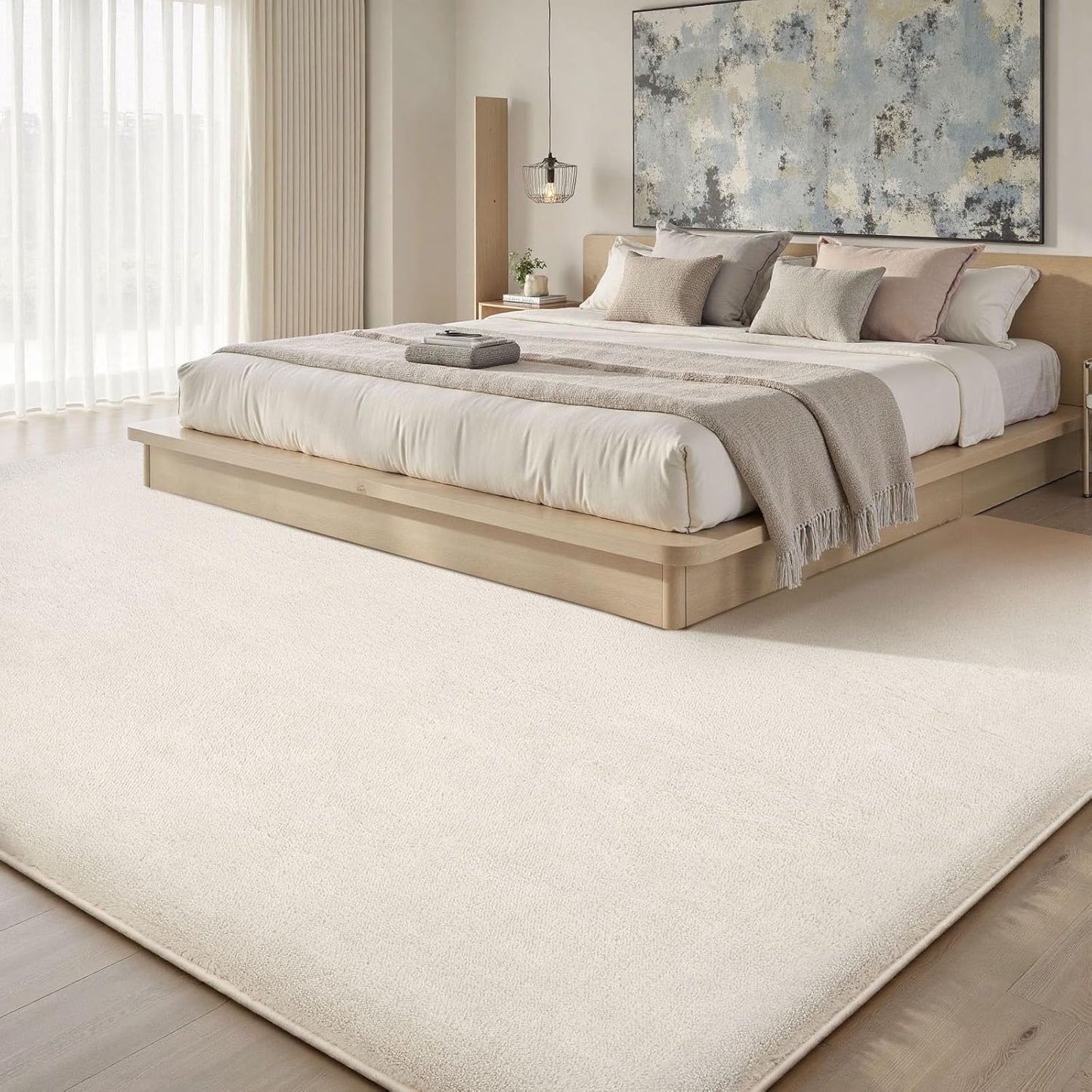 Sour Lemon 9x12 Area Rugs for Living Room, Soft Large Area Rug Fluffy Rugs for Bedroom,Machine Washable Area Rug Non Slip Carpet Rug for Living Room Playroom Kids Room Home Decor