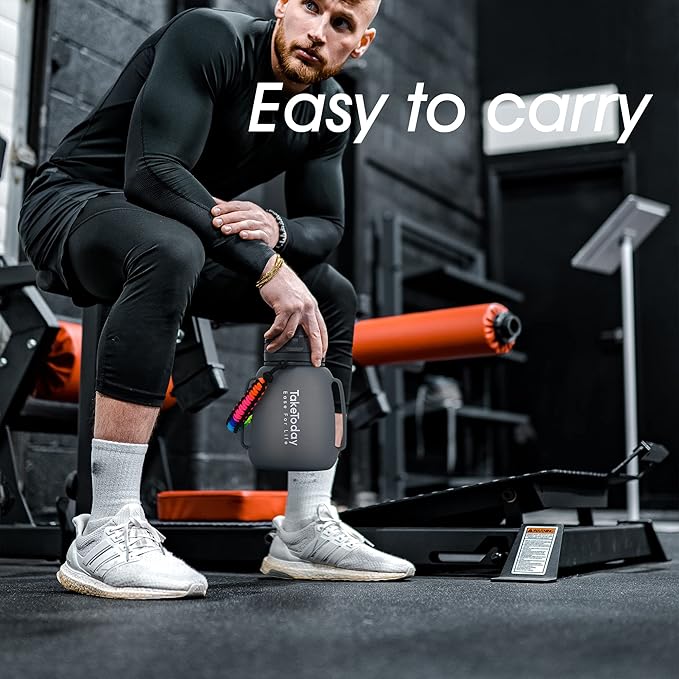 Collapsible Water Bottles 40 OZ Motivational Water Bottle with Straw and Paracord Handle Silicone Sports Water Jug with Times Leakproof Large Water Bottle for Yoga Camping Outdoors