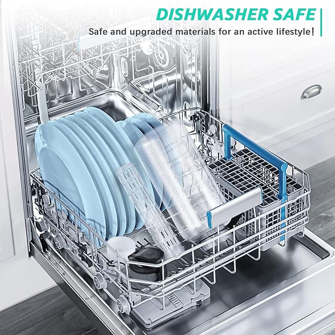 UTEBIT Fruit Infuser Water Bottle 68 OZ Infused Water Bottles Leakproof Plastic Infusion Water Bottle With Straw for Gym,Camping,Travel,Outdoor