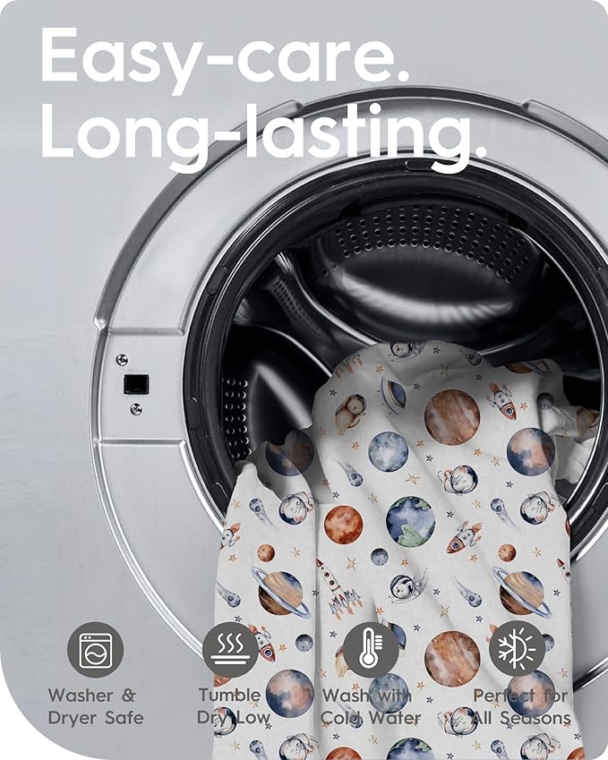 Premium Fitted Baby Boy Crib Sheets for Standard Crib Mattress - Ultra-Soft Jersey Knit Crib Mattress Sheet, Safe and Snug, Durable, Stylish Crib Sheet, 28''x52''x9'' Extra Deep Pocket