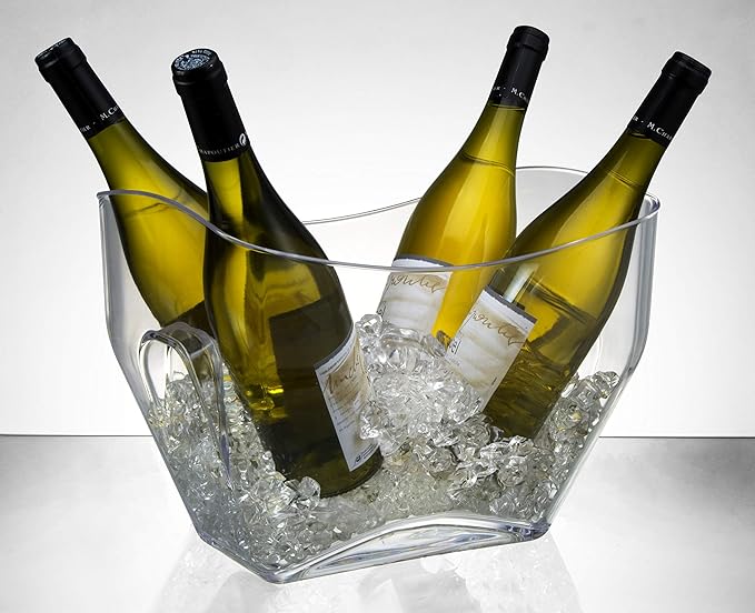 Prodyne - AB-14-A Prodyne On Ice Beverage Tub, 12.5" x 8.5" x 9.75", Clear