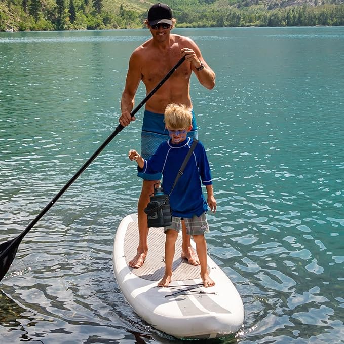 NATURE PIONEOR Tactical Water Bottle with Carrying Molle Sleeve, Stainless Steel 18/8 Food Grade Half Gallon Jug