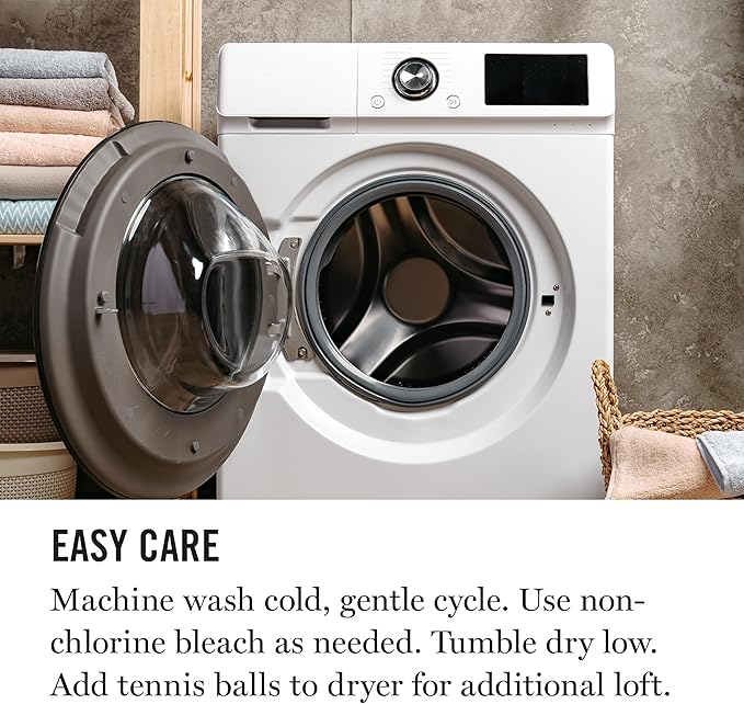 MARTHA STEWART Heirloom Jacquard 2 Piece Bed Pillow Set, 385 TC, Down-Alternative, King