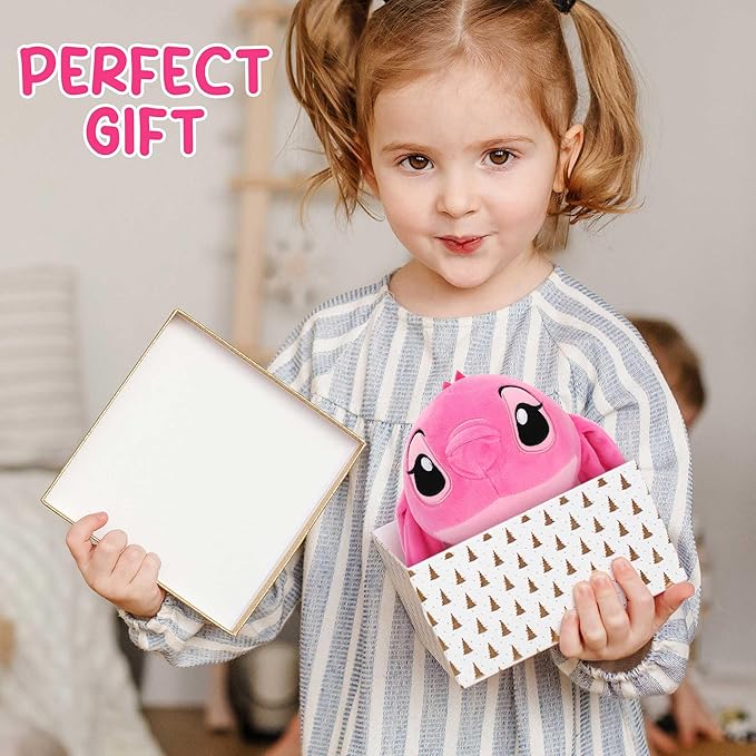 8 Inch Pink Monster Plush - Pink Cartoon Plush Alien Monster Plush Soft Stuffed Animal Plushies Pillow Room Decorat Party Favor Gifts for Boys Girls