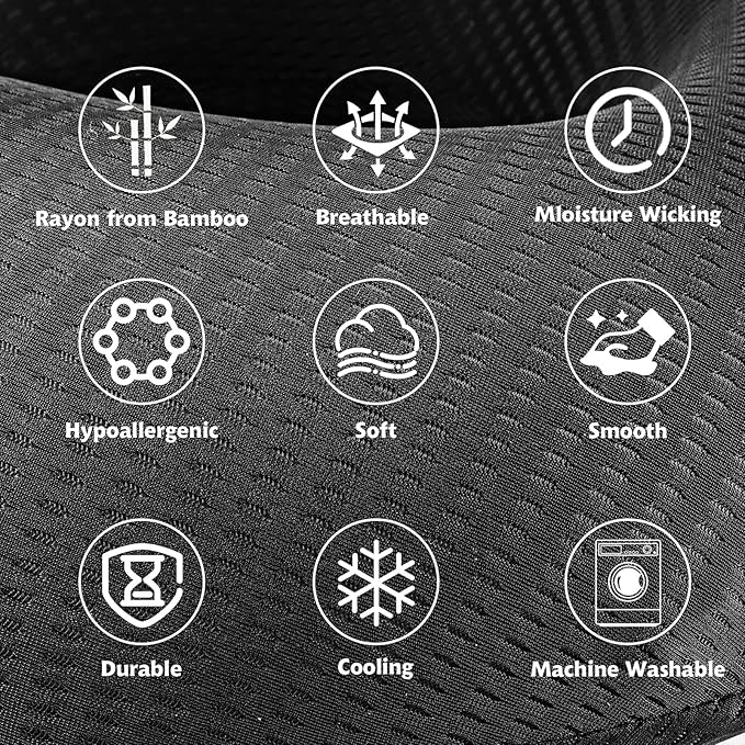 Neck Pillow Replacement Cover Travel U Neck Pillow Case Cover Travel Neck Pillow Cover Pillow, U Shaped Neck Pillow Washable Cover, Airplane Pillow Cover (Only Pillow Covers, no Filler)