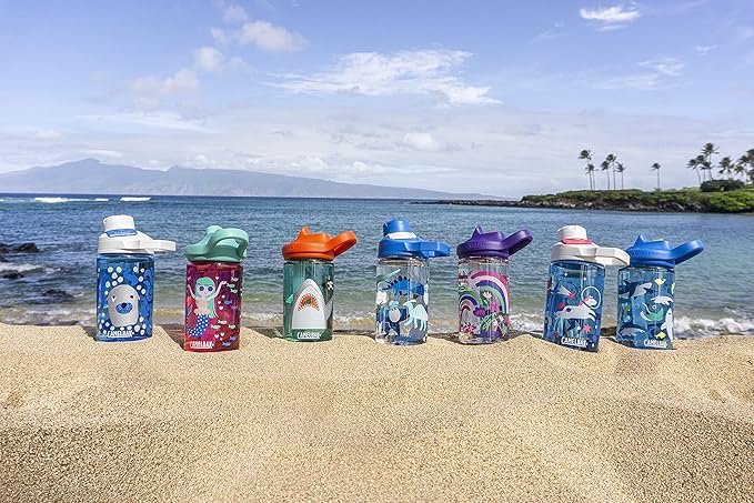 CamelBak Eddy+ 14oz Kids Water Bottle with Tritan Renew – Straw Top, Leak-Proof When Closed