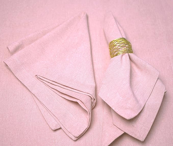 Cotton Napkins,Cloth Napkins,Dinner Napkins Cloth,Dinner Napkins,Cloth Napkins Set of 12 Cotton,Napkins Cloth,Cloth Napkins cotton,Cotton Dinner Napkins,Machine Washable Napkin 18x18 Baby Pink