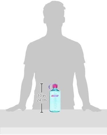 Nalgene Sustain Tritan BPA-Free Water Bottle Made with Material Derived from 50% Plastic Waste, 32 OZ, Narrow Mouth, Surfer