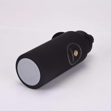 LUXURIALINE, Sport Water Bottles, 1000ml/33.8oz Double Wall Vacuum Insulated, 12 hours hot and 24 hours cold, Magnetic mobile Holder (12 or newer) Black, new 2024, ZJLA04