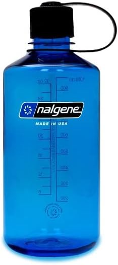 Nalgene Sustain Tritan BPA-Free Water Bottle Made with Material Derived from 50% Plastic Waste, 32 OZ, Wide Mouth