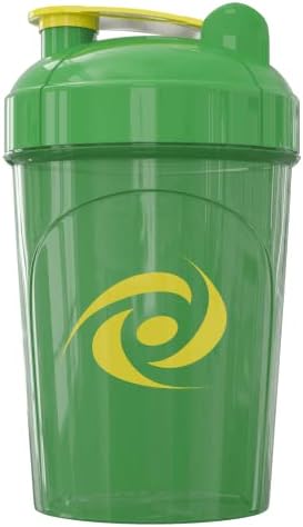 G Fuel Glow-In-The-Dark Shaker Bottle, Drink Mixer for Pre Workout, Protein Shake, Smoothie Mix, Meal Replacement Shakes, Energy Powder and More, Blender Cup, Portable Safe, BPA Free Plastic - 16 oz