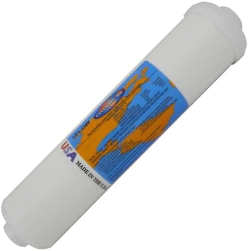 Omnipure - K5586-CC - 10" x 2.5" GAC with Phosphate Inline Filter w/ 3/8" NPT by IPW Industries Inc.
