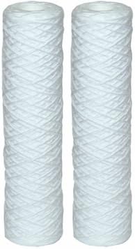 CFS – String Wound Spun Polypropylene Water Filter Cartridges Compatible with Instapure R-20 Models – Removes Bad Taste and Odor – Whole House Replacement Filter Cartridge – 5 Micron (2 Pack)