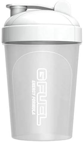G Fuel Glow-In-The-Dark Shaker Bottle, Drink Mixer for Pre Workout, Protein Shake, Smoothie Mix, Meal Replacement Shakes, Energy Powder and More, Blender Cup, Portable Safe, BPA Free Plastic - 16 oz