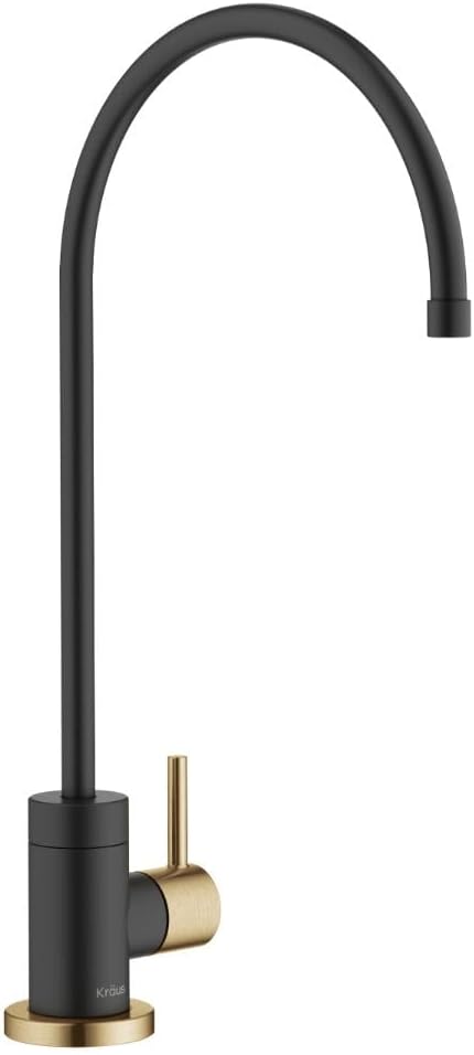 KRAUS Bolden Pull-Down Kitchen Faucet Bundle with Purita Drinking Water Filter Faucet, 18-Inch & 360° Swivel