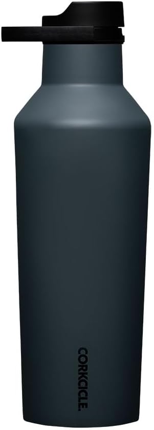 Corkcicle Insulated Canteen Travel Water Bottle, Triple Insulated Stainless Steel, Easy Grip Straw Mouth, Keeps Beverages Cold for 25 Hours or Warm for 12 Hours, 32 oz, Rucksack