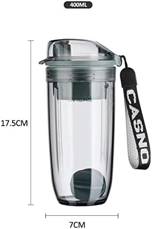 Protein Shaker Water Bottle BPA Free Drinking Bottle for Fitness Gym and Outdoor Sports Shaker Bottle with Lanyard, Pink