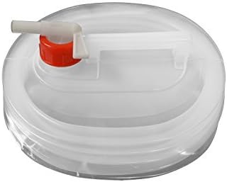 Collapsible Water Jug Folding Water Bottle Backpacking Camping Gear (5 Liters/1.3 Gallon)