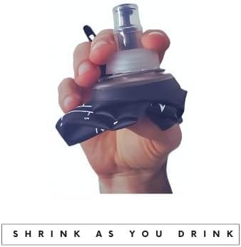 Running Water Bottle Handheld - 8.5 oz (250 ml) - Soft Flask Water Bottle for Running, Hiking, and Outdoor Activities - Folding Flask Water Bottle for Hydration Vests and Running Packs.