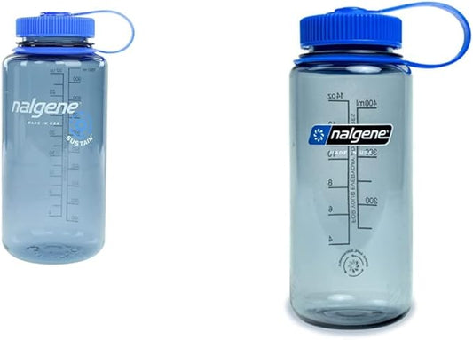 Nalgene Sustain Tritan BPA-Free Water Bottle Made with Material Derived from 50% Plastic Waste, 32 OZ, Wide Mouth