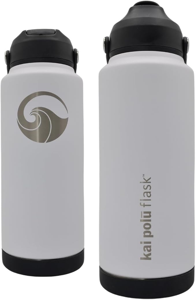 Insulated Stainless Steel Water Bottle (Coconut (Niu), 18 oz)