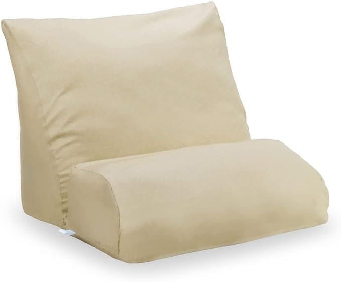 Contour Products, Flip Pillow, Standard Size (20 inch Width), Includes Beige Pillow Cover