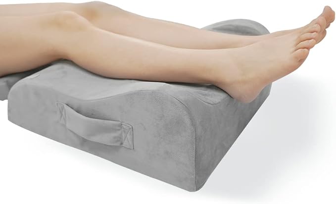 LightEase Memory Foam Leg, Knee, Ankle Foot Support and Elevation Pillow for Surgery Recovery