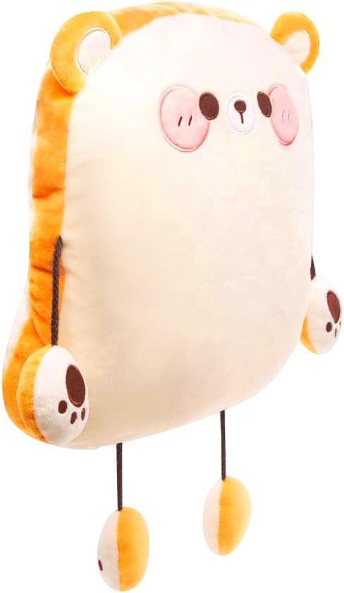 Toast Bread Plush Pillow Toy Bread Doll Funny Cute Food Plushies Stuffed Animal Soft Birthday Party Xmas Gifts 12in (Bread Bear, OneSize)