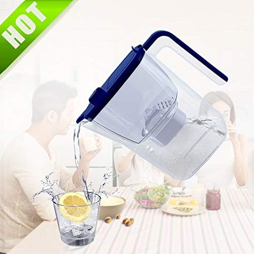 Home Water Filter Pitcher BAP-Free Faster Speed Large Capacity Total 3.5L with 1 Activated Carbon Filter – to Help You Drink Tasty, Clean and Healthy Wate