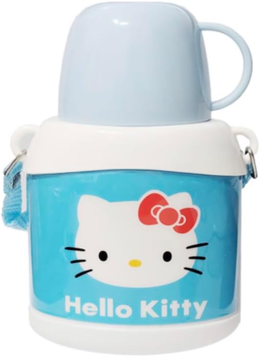 HELLOKITTY's Travel Bottle Topped with Cup Functioning Lid - Strap Included