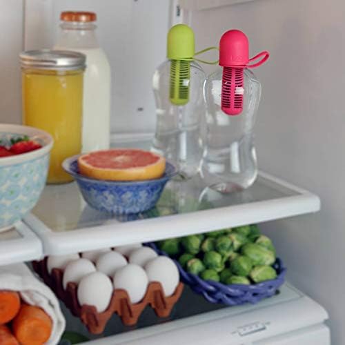 Bobble Classic Water Bottle, Filtered Water, BPA-Free Reusable Bottle, Soft Touch Carry Cap with Replaceable Carbon Filter for Sustainable Water and Hydration 18.5 oz - 2 Pack (Navy Blue)