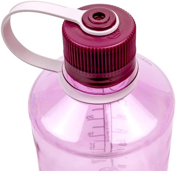 Nalgene Sustain Tritan BPA-Free Water Bottle Made with Material Derived from 50% Plastic Waste, 32 OZ, Narrow Mouth, Cosmo