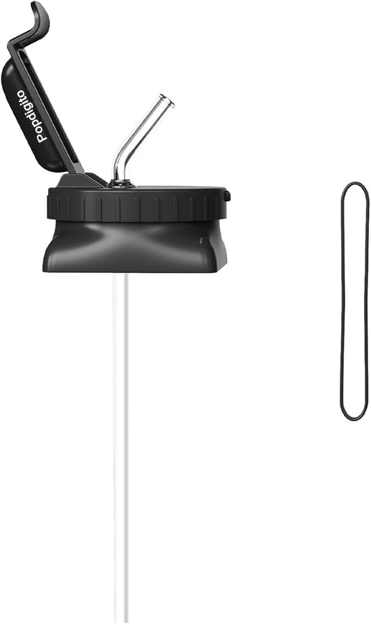 Collapsible Water Bottles,BPA-Free Leak-Proof Silicone Foldable Water Bottle Cup 20.6oz,Durable Lightweight Bottle for Gym Travel Camping Hiking Running (Type2 Black Upgrade Cap)