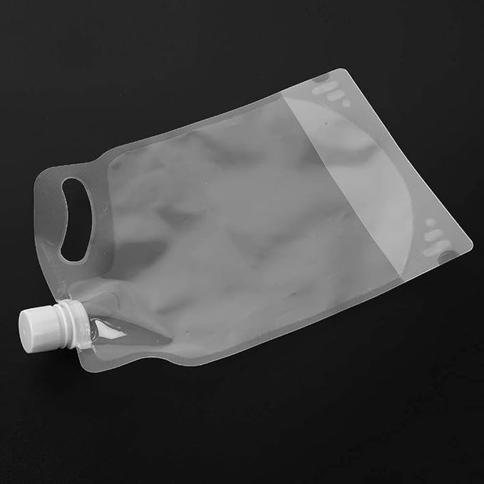 Collapsible Water Container Bag 2L Plastic Storage Jug Water Bag Foldable Water Storage Bag Outdoor Emergency Water Jug Water Carrier Tank for Camping Hiking Backpack Water Storage