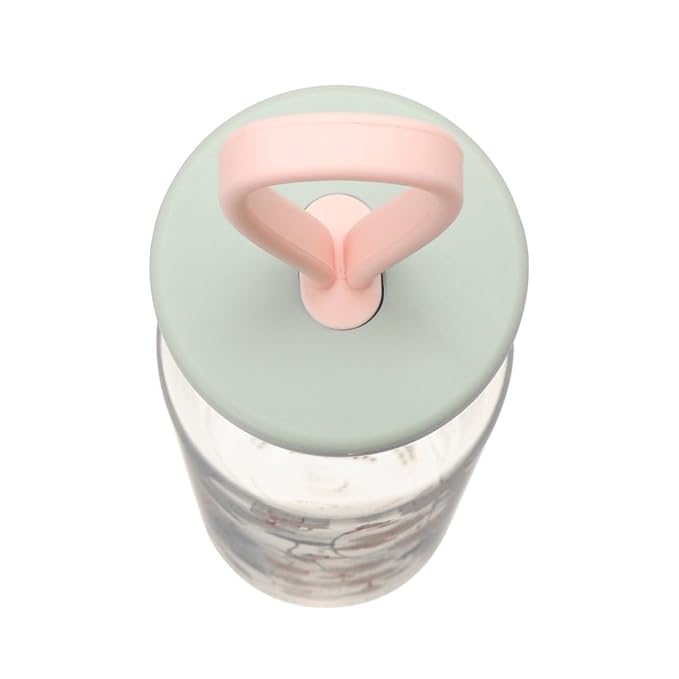 Starbucks JAPAN SAKURA2024 Silicone Strap Bottle, 18.9 fl oz (532 ml), pink