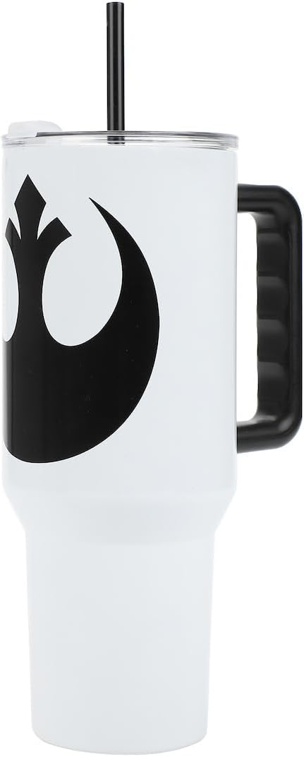 Bioworld Star Wars Rebel Alliance 40 Oz White Stainless Steel Tumbler