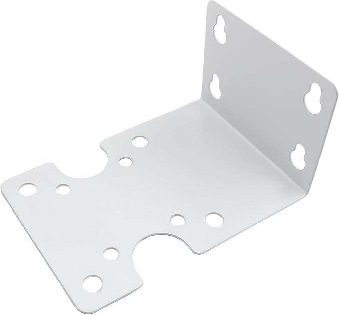 Filter Housing Single Stage Hanging Plate Bracket 78x116mm Front Water Purifier Hanging Piece RO Machine Metal Housing Fixing Bracket White